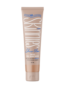 Skinnies Sheer Glow Tinted Gel Sunscreen SPF50+ Light