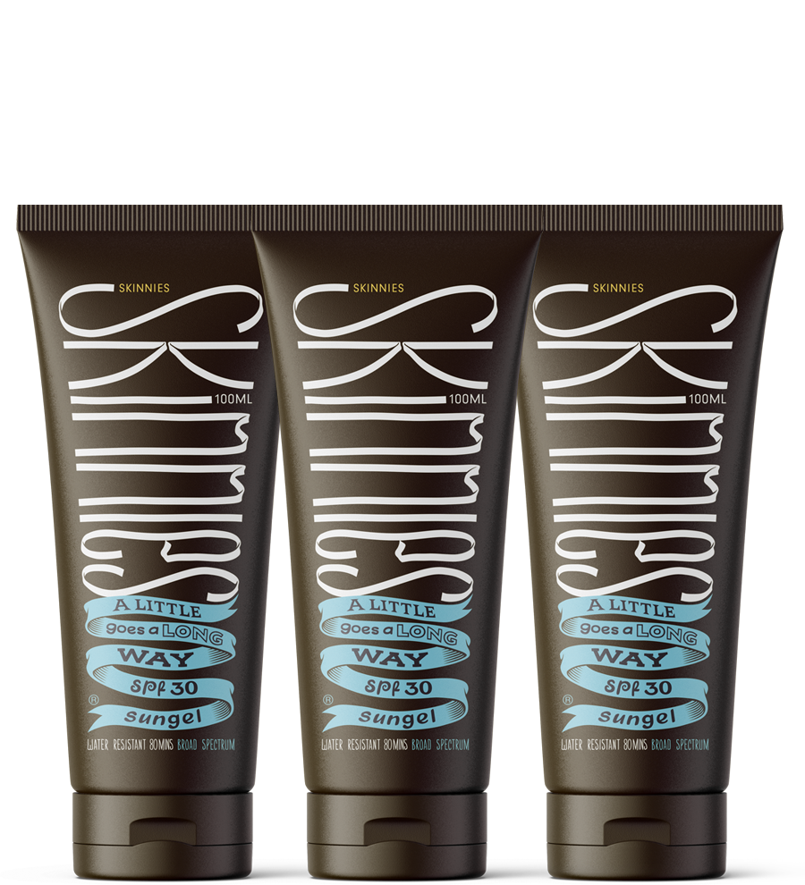 Skinnies Sungel SPF30 3 Pack