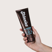 Load image into Gallery viewer, Skinnies All Rounder SPF50 200ml in hand