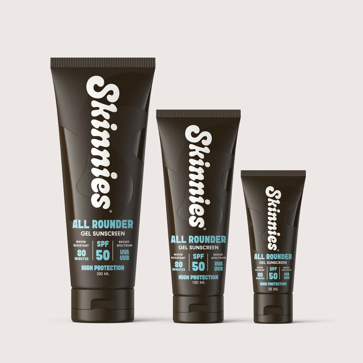 Skinnies All Rounder size lineup
