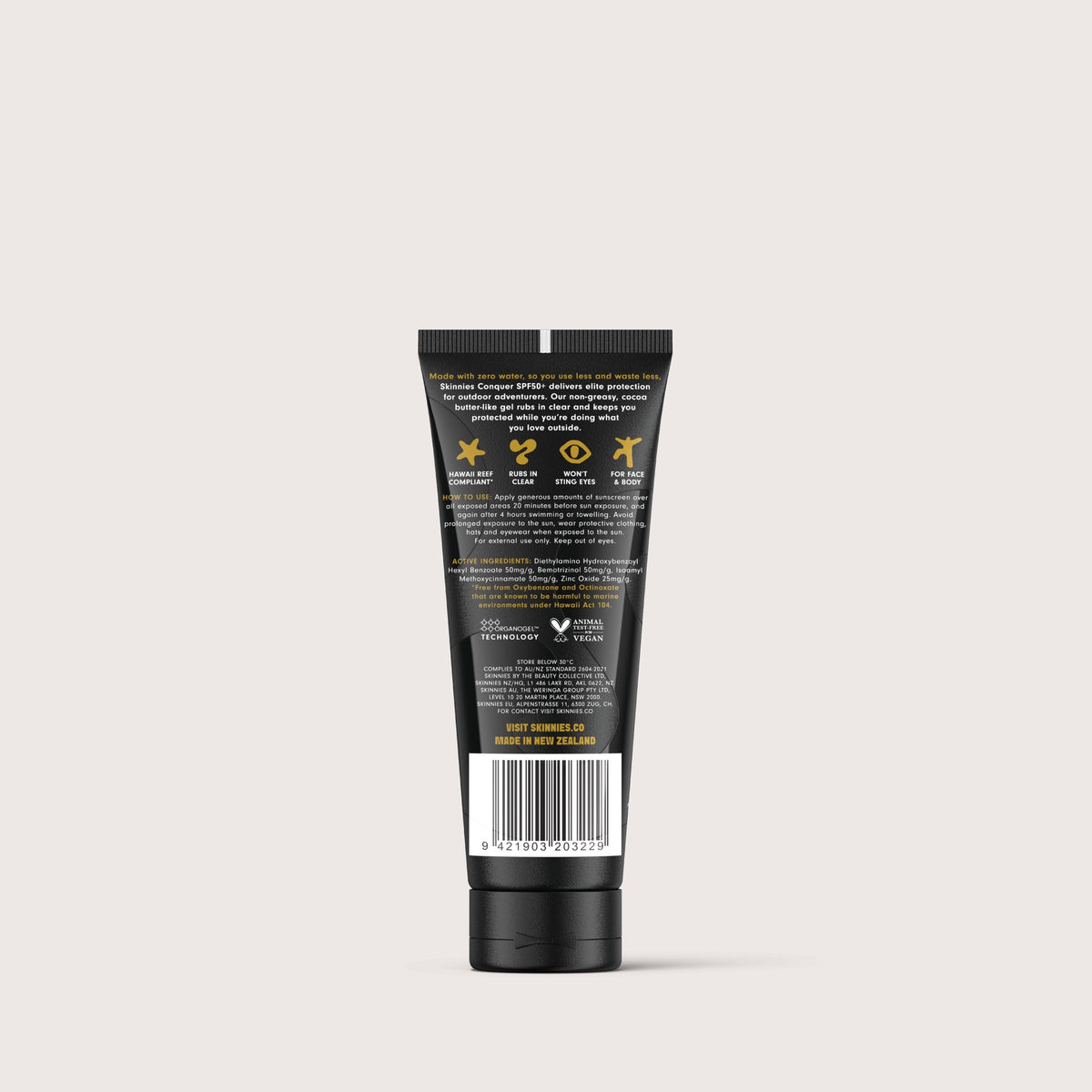 Skinnies CONQUER SPF50+ 100ml back
