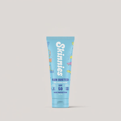 Skinnies SUN BUSTER SPF50 100ml application video