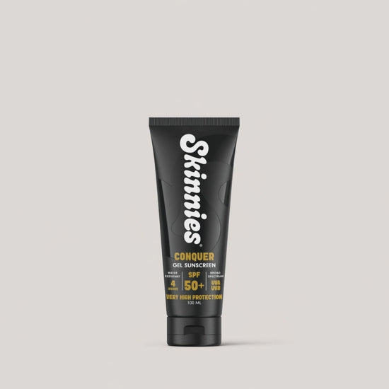 Skinnies CONQUER SPF50+ 100ml application video