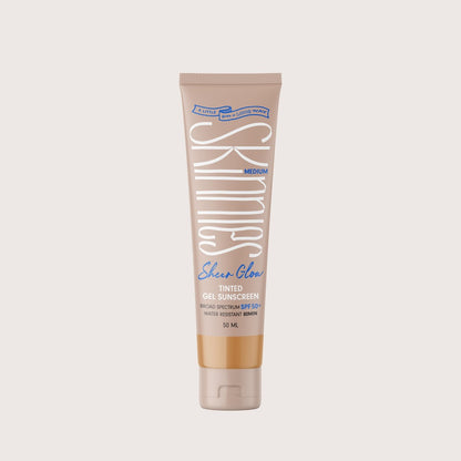 Sheer Glow Tinted Gel Sunscreen SPF50+ Medium