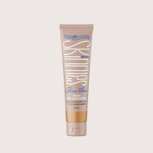 Sheer Glow Tinted Gel Sunscreen SPF50+ Medium