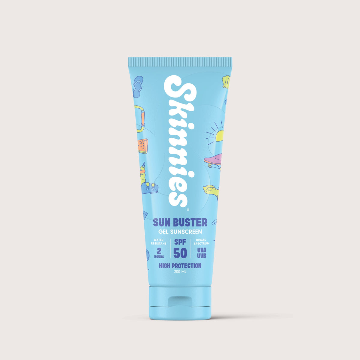 Skinnies SUN BUSTER SPF50 200ml front