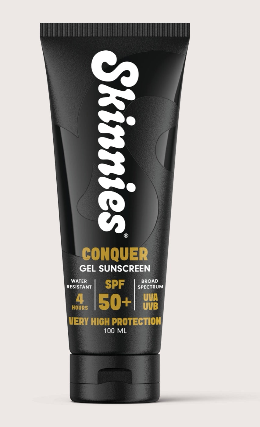 Conquer sunscreen tube